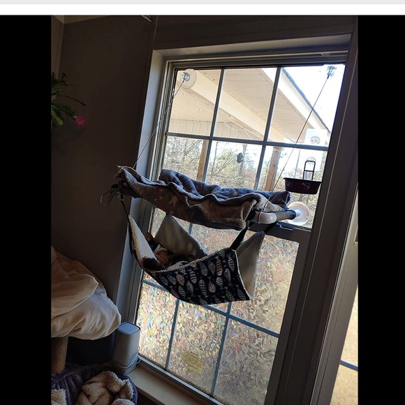 NEW Comfortable Hanging Adjustable Pet Hammock Bed for Cats/Small Dogs/Rabbits - Picture 4 of 13